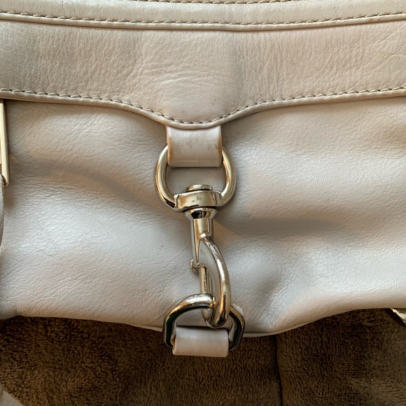 Rebecca Minkoff Mini M.A.C. Crossbody Purse Smoke Grey - Picture 9 of 15